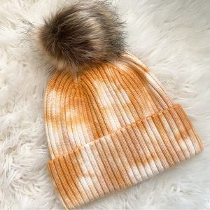 Yellow Tie Dye Beanie